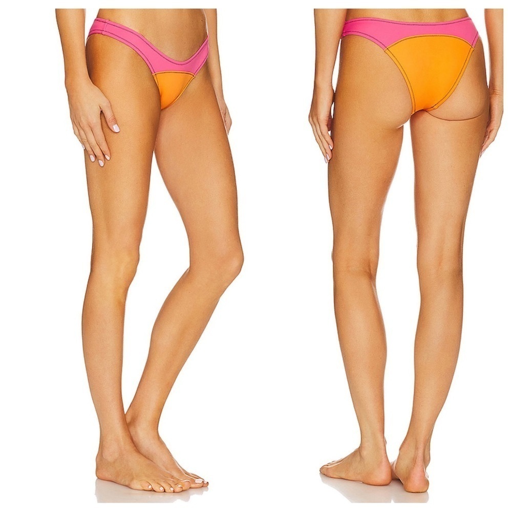 New! Free People Bikini Bottom in Saint Tropez Tangerin 28629